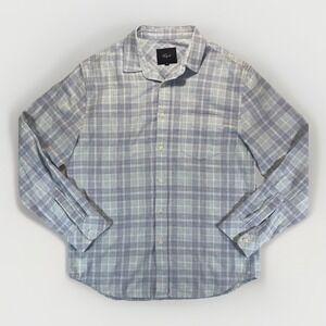 Rails‎ Men's M Wyatt Bitter Melon Cloud Melange 100% Shirt Preppy Coastal